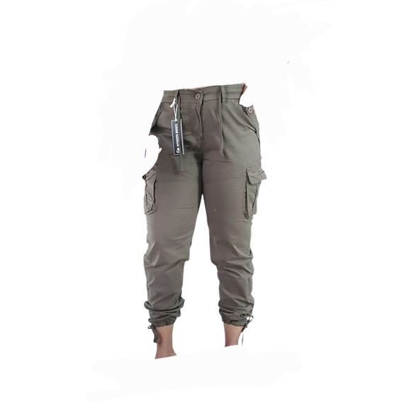 Womens's Four Steeds Black Cargo Pants SKU B03 - Picture 15 of 16